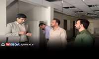 نماینده مجلس شورای اسلامی از پروژه مرکز بهداشت شرق اهواز بازدید کرد